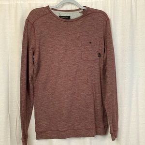 Quicksilver long sleeve shirt red men’s size medium